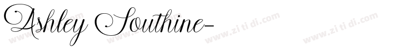 Ashley Southine字体转换